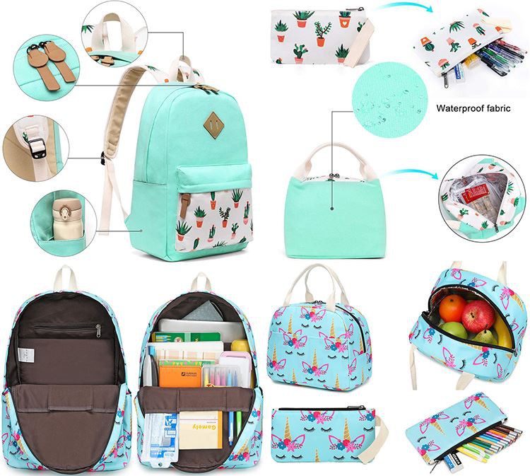 Backpack and Lunchbox Set On-the-Go Meals